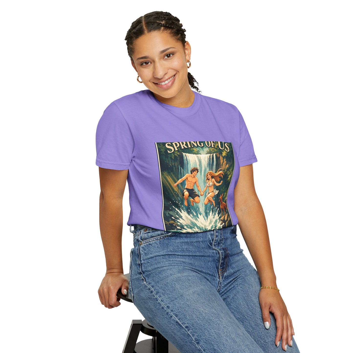 Vintage 'Spring of Us' Waterfall Graphic T-Shirt