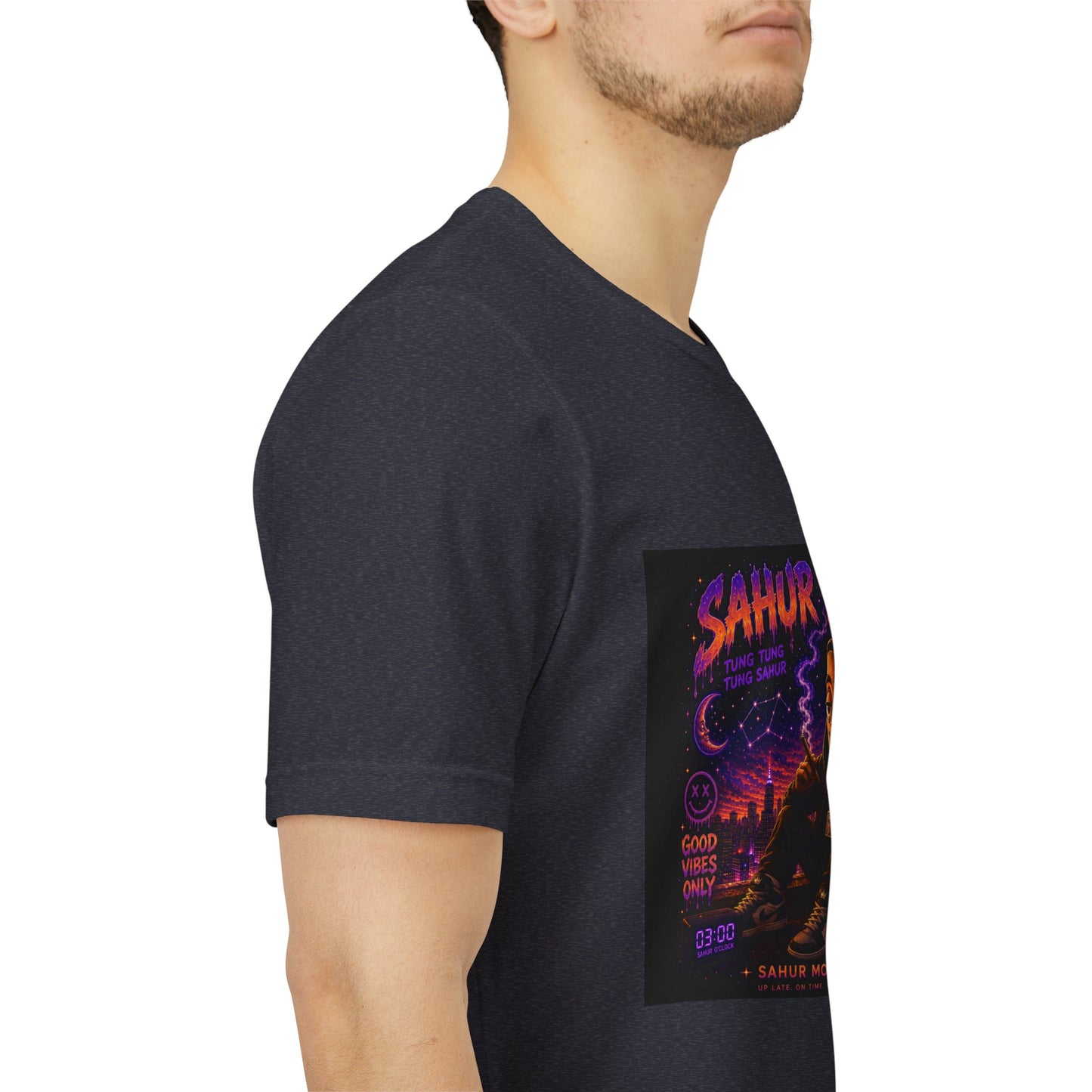 Tung Tung Tung Sahur SOLO Night Smoke DOLO Tee — Urban Chill Cartoon Design