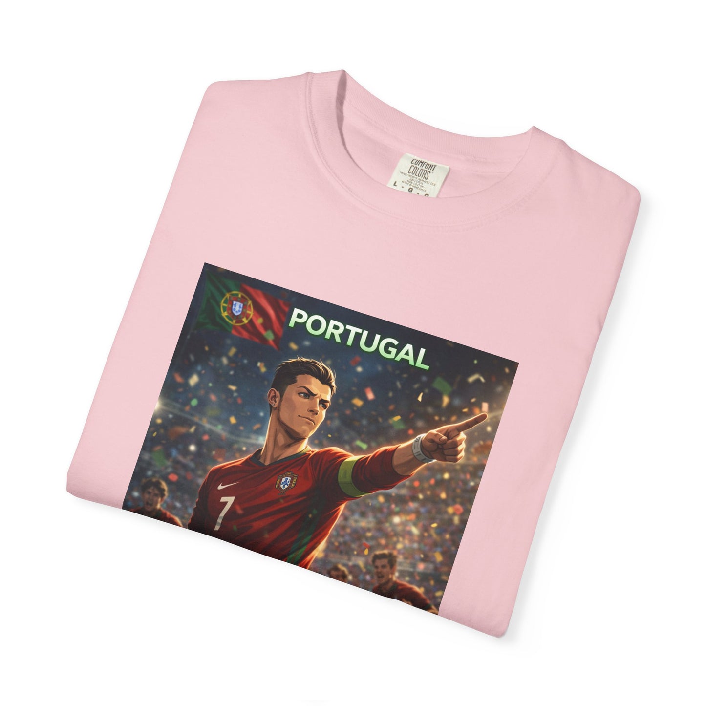 Portugal Soccer Poster T-Shirt — Cristiano Ronaldo Tribute Tee