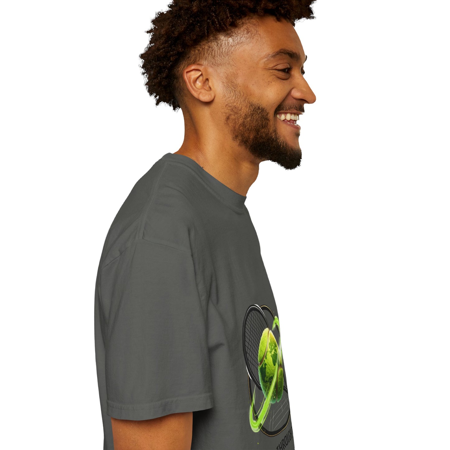 Tennis Globe T‑Shirt — "United Through the Game" Sports Tee