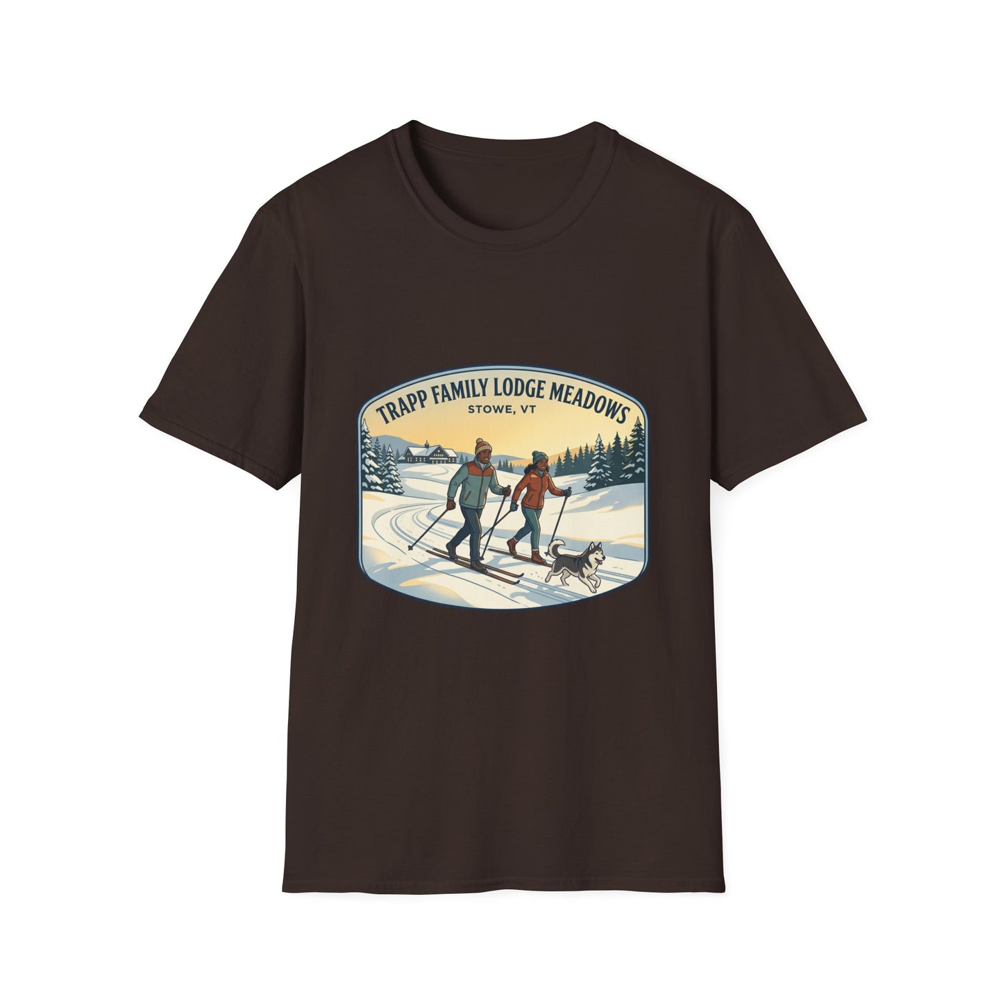 Trapp Family Lodge Meadows Skiing T-Shirt