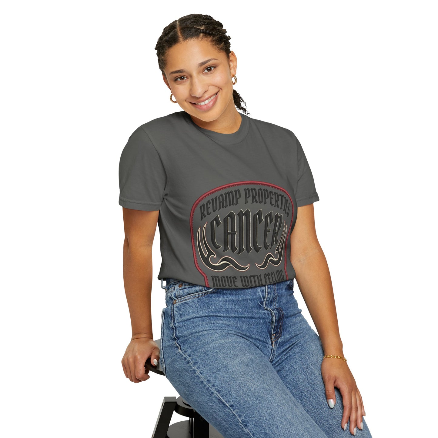 Cancer Zodiac T-Shirt — 'Move With Feeling' Astrology Tee