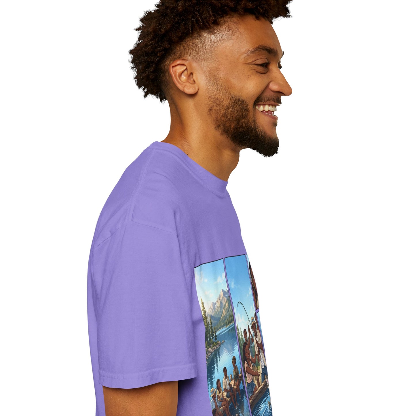 ake Tahoe Fishing Moments T-Shirt — Retro Outdoors Fishing Graphic Tee
