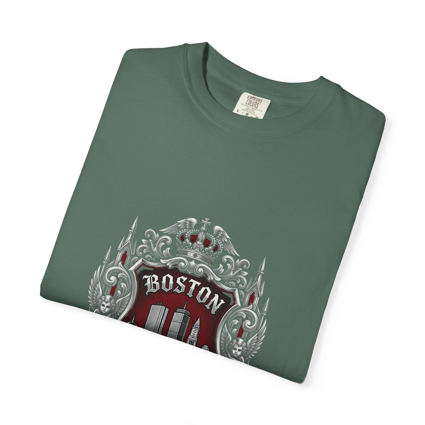 Boston Energy Vintage Crest T-Shirt — Retro City Skyline Tee