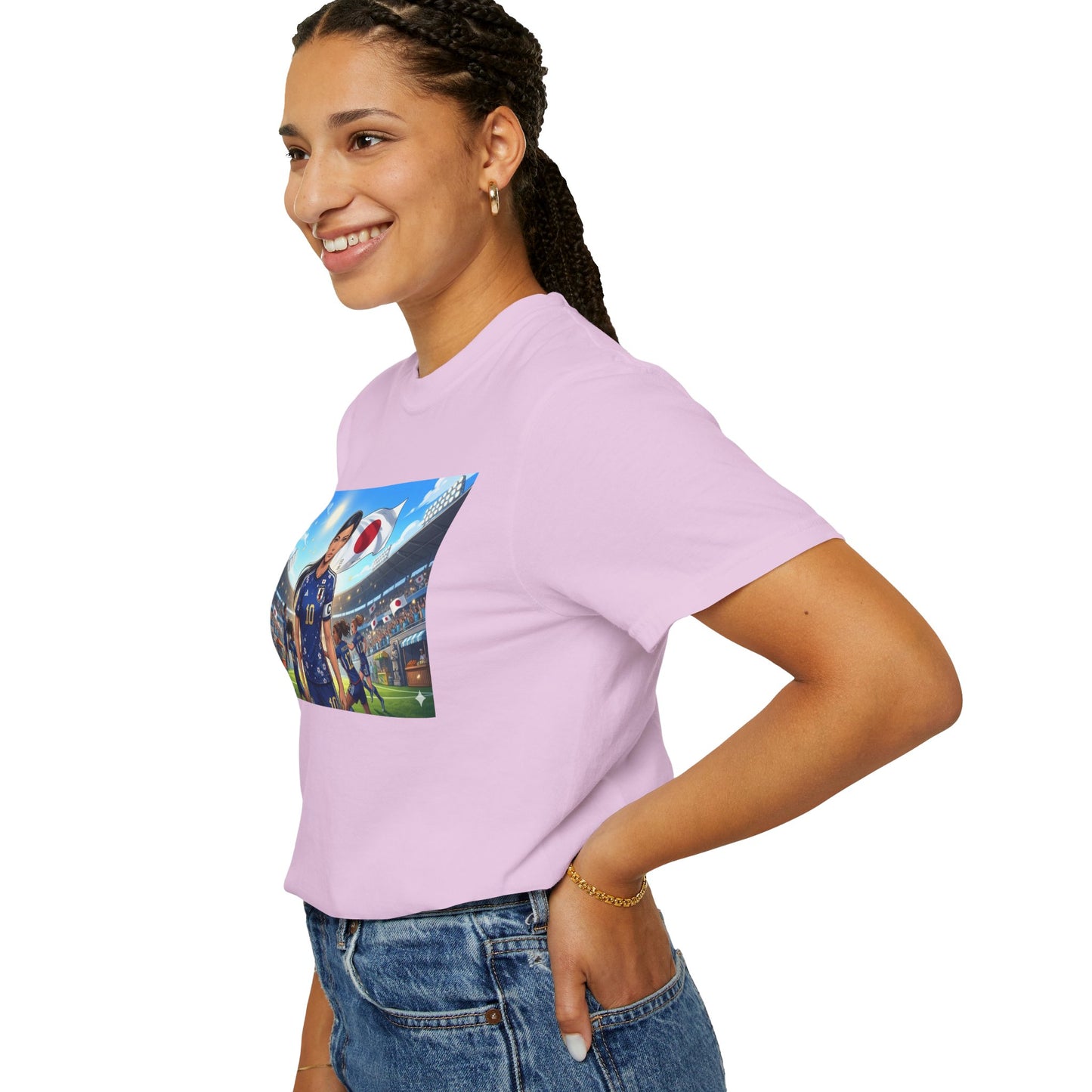 Soccer Player Japan T-Shirt — Japan Flag Soccer Fan Tee