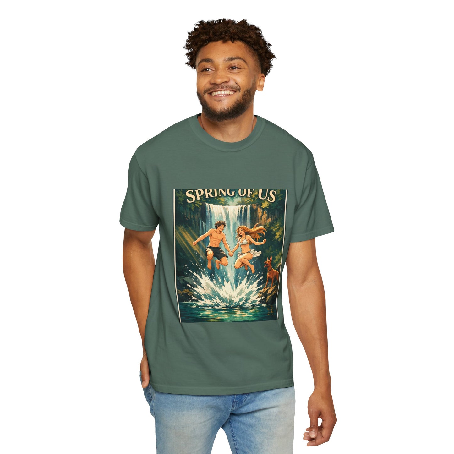 Vintage 'Spring of Us' Waterfall Graphic T-Shirt