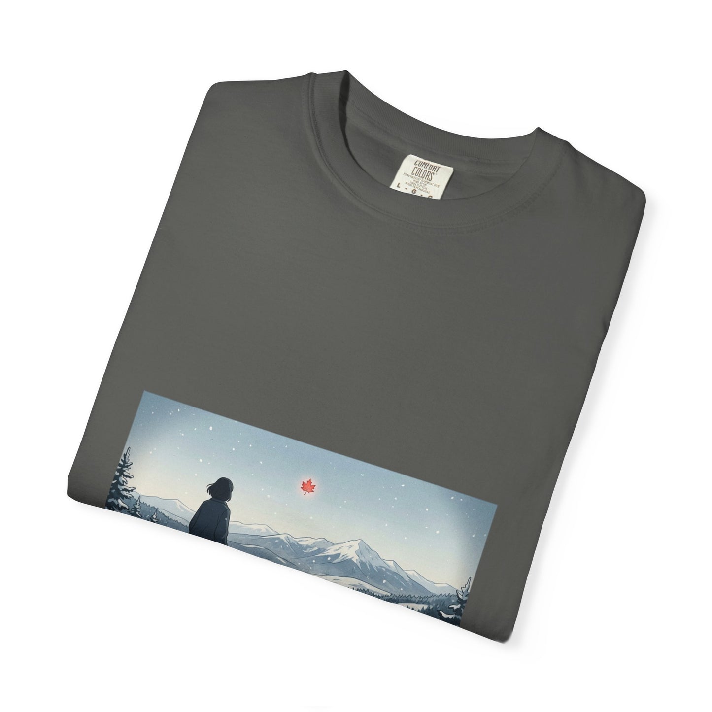 T-Shirt — Wanderer in Snowy Mountains Graphic Tee