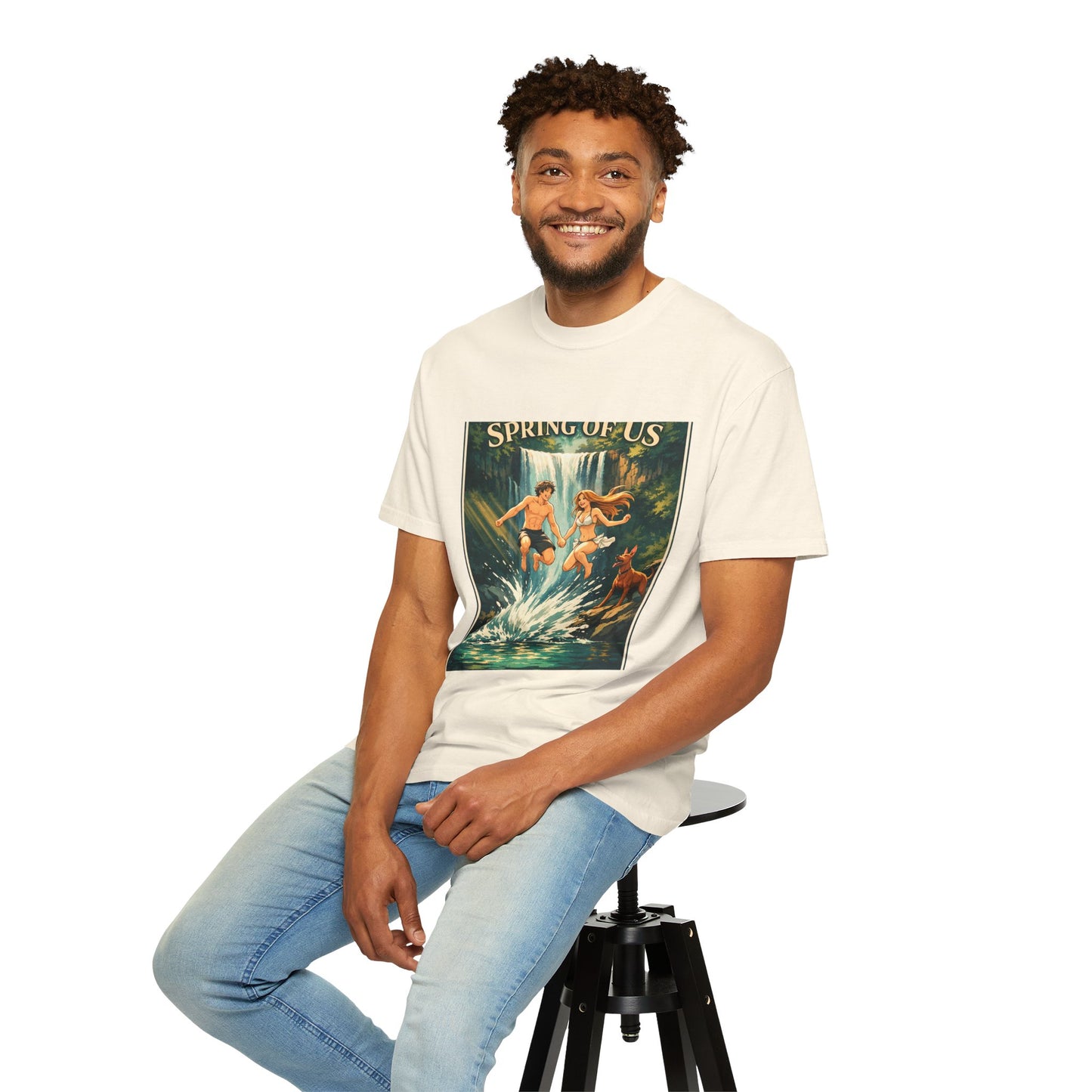 Vintage 'Spring of Us' Waterfall Graphic T-Shirt