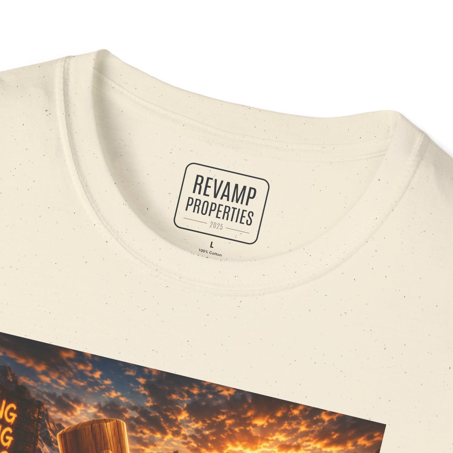 Tung Tung Tung Sahur 2 Wheels On Steel & Fire T-Shirt — "Time To Turn The Tide" Tee