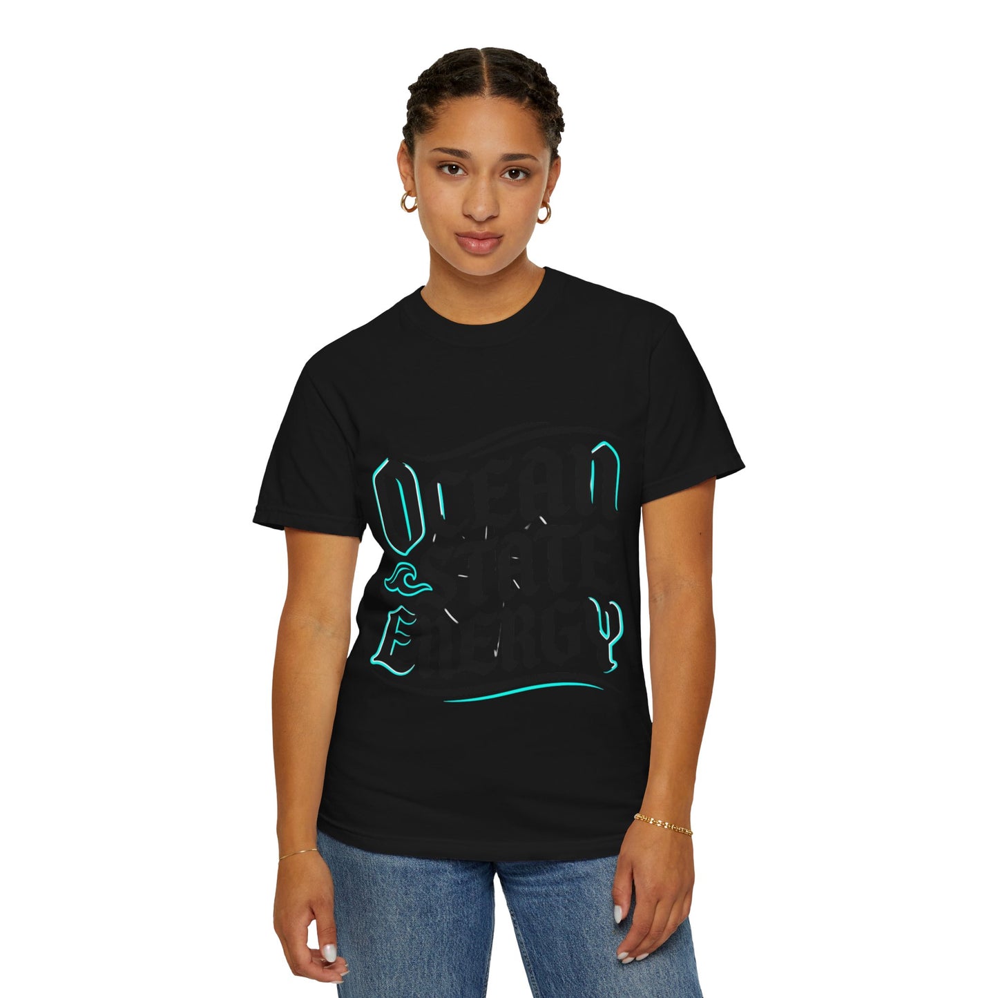 Ocean State Energy T-Shirt — Nautical Script Graphic Tee