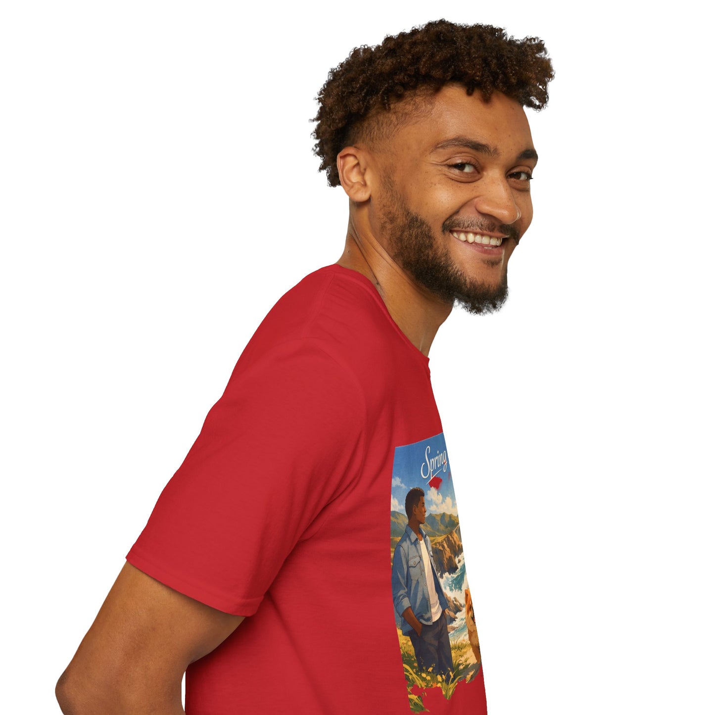 Spring of Us T-Shirt — Romantic Coastal Illustration Tee