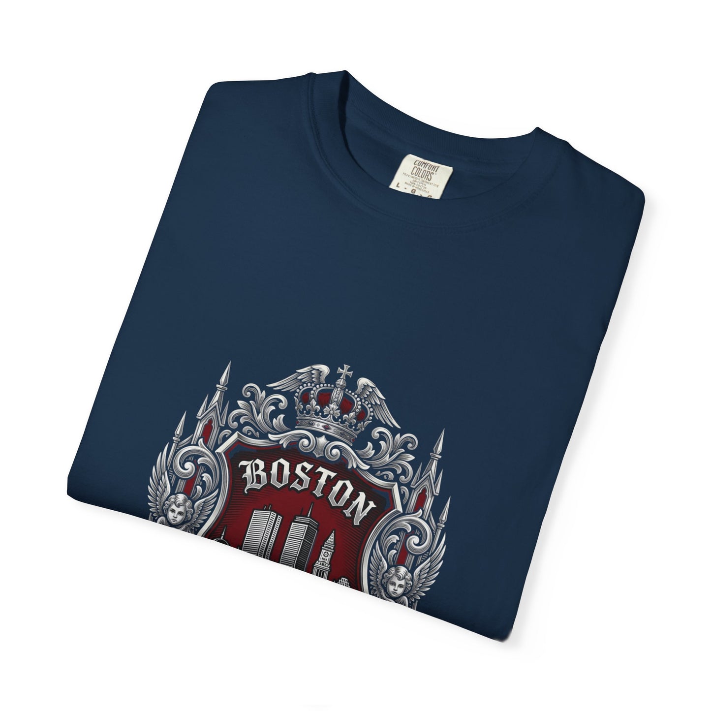 Boston Energy Vintage Crest T-Shirt — Retro City Skyline Tee
