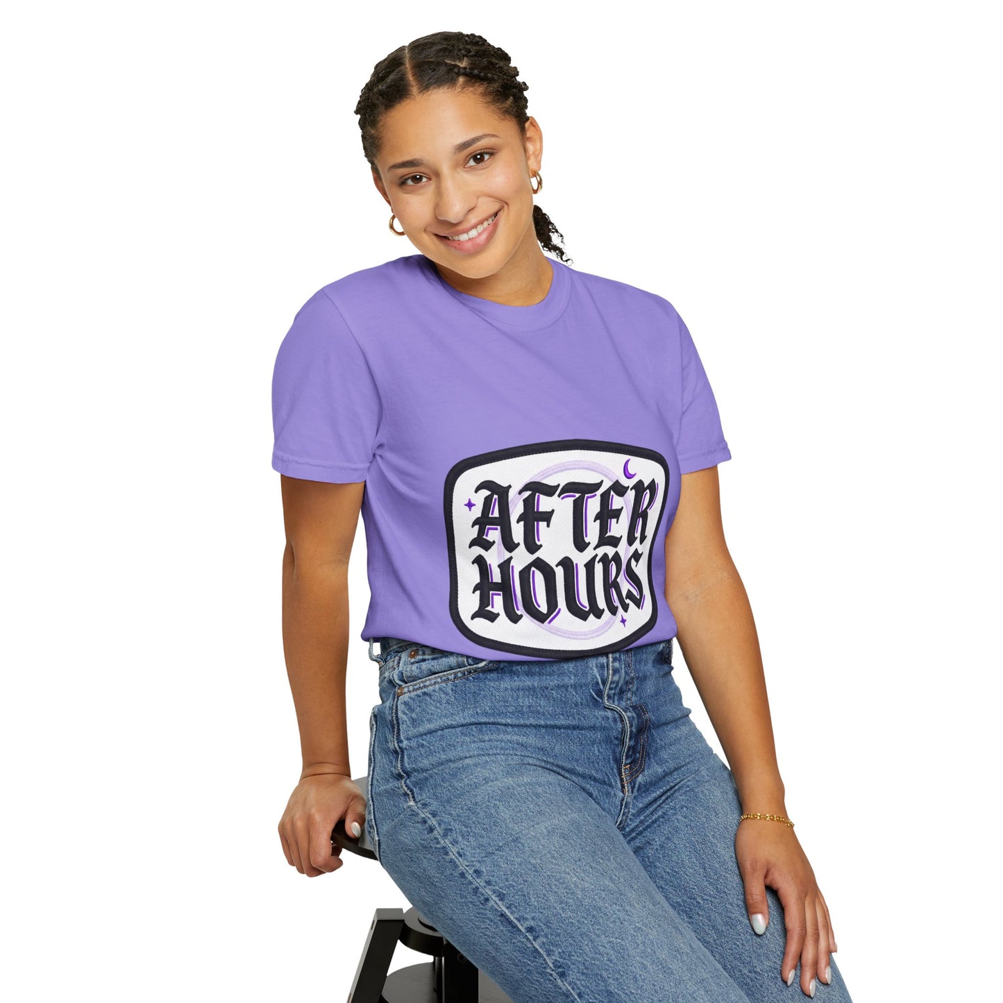 After Hours Graphic T-Shirt — Gothic Moon Lounge Tee