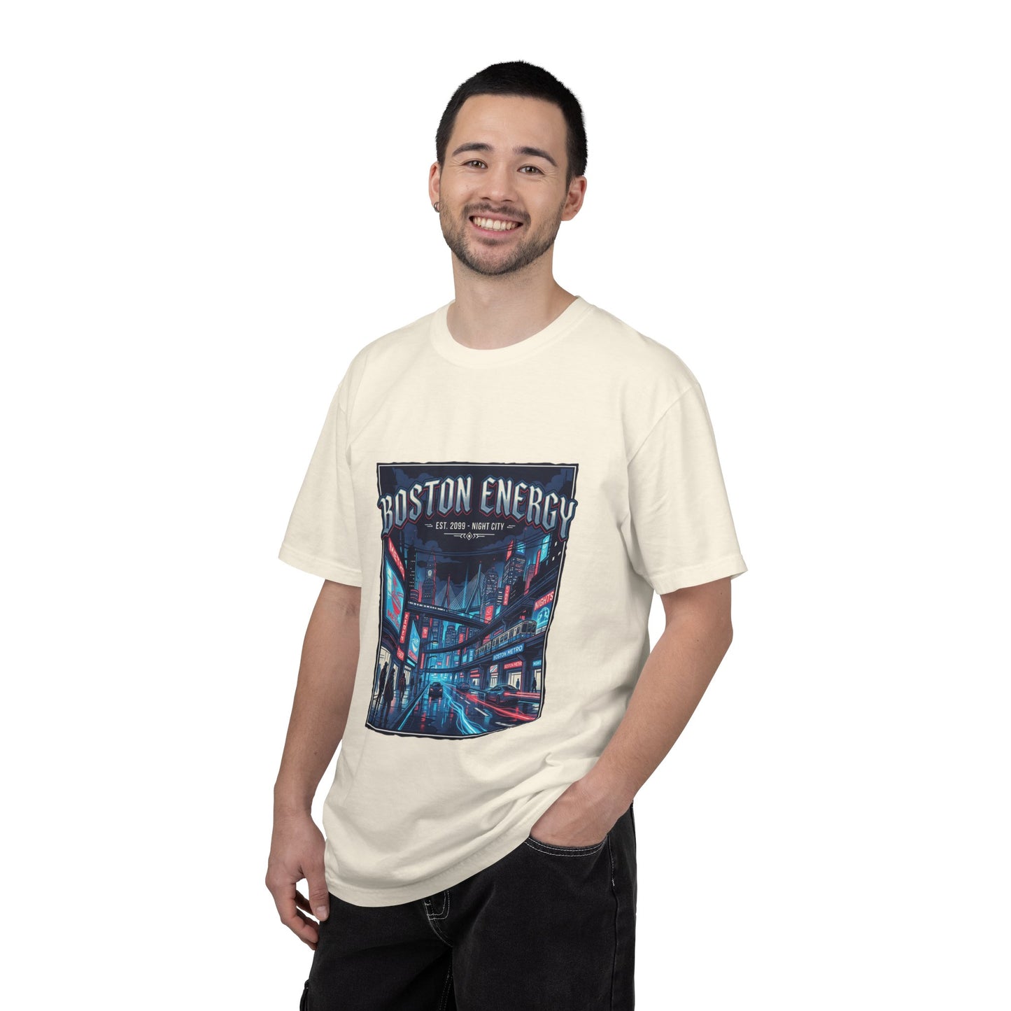 Boston Energy Graphic T-Shirt — Neon City Streetwear