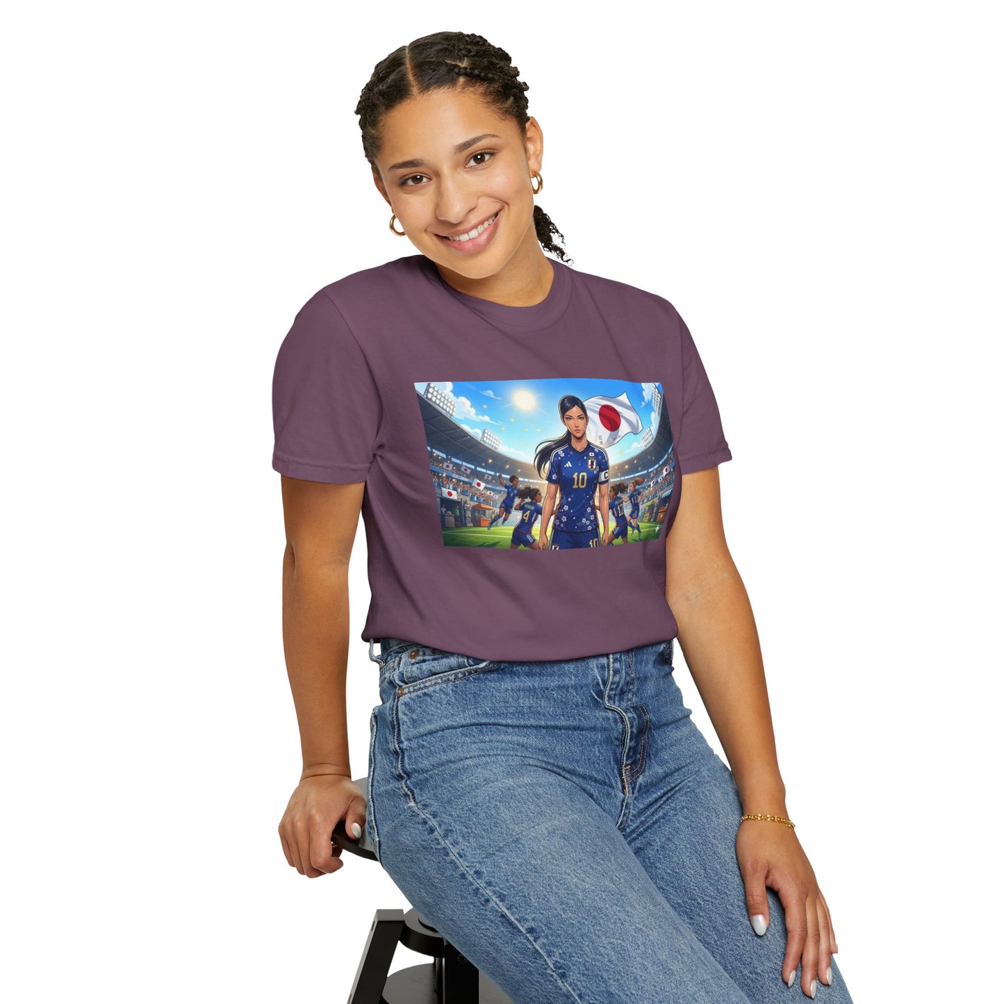 Soccer Player Japan T-Shirt — Japan Flag Soccer Fan Tee