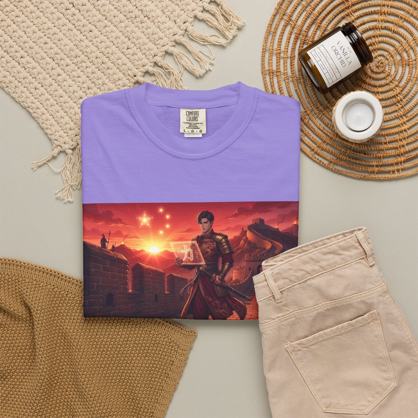 Scout Regiment Sunset T-Shirt — Anime Military Wall Scene