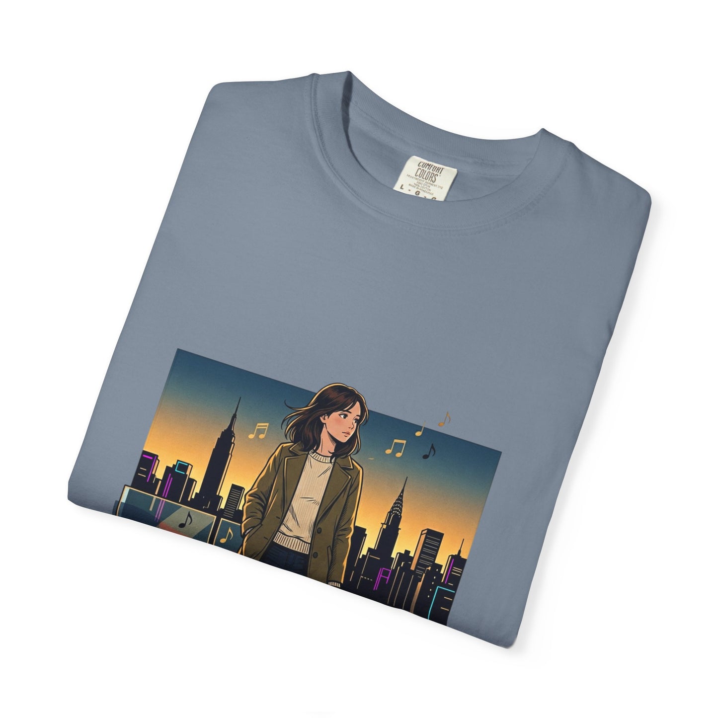 GLOBAL ENERGY: HER CITY, HER STORY— City Sunset Graphic T-Shirt