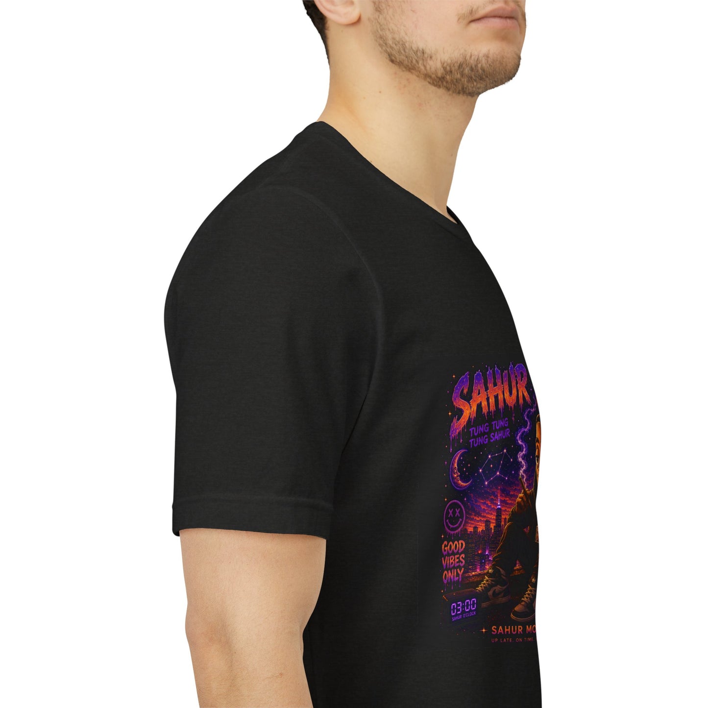 Tung Tung Tung Sahur SOLO Night Smoke DOLO Tee — Urban Chill Cartoon Design