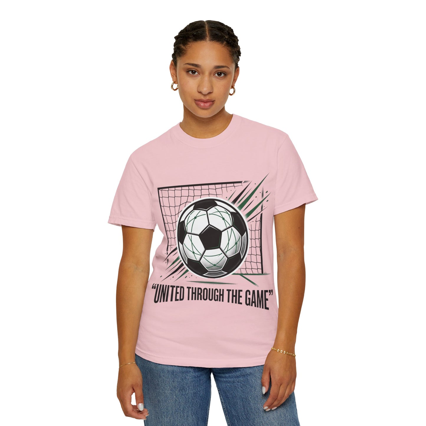 Soccer Graphic T-Shirt — "United Through The Game"