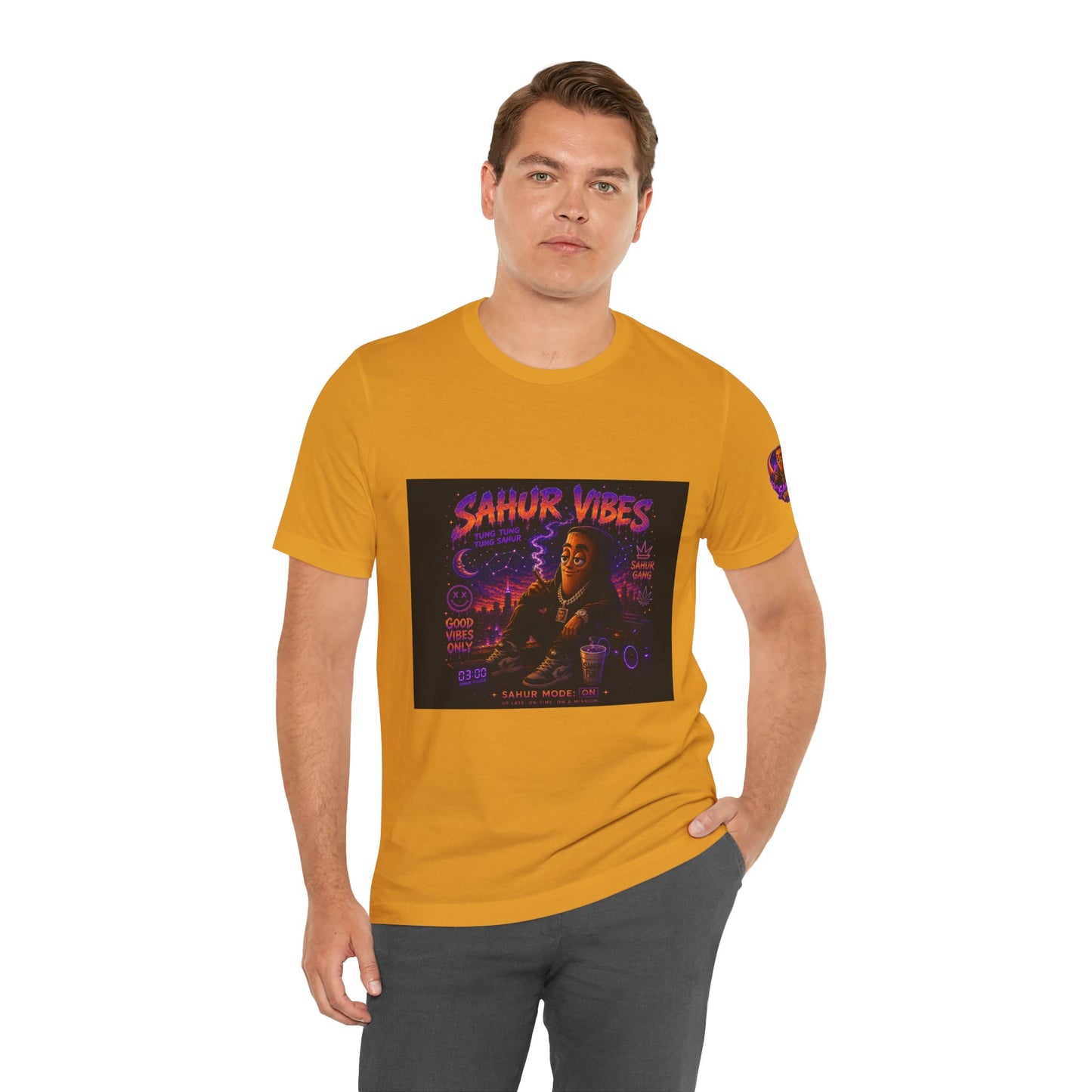 Tung Tung Tung Sahur SOLO Night Smoke DOLO Tee — Urban Chill Cartoon Design