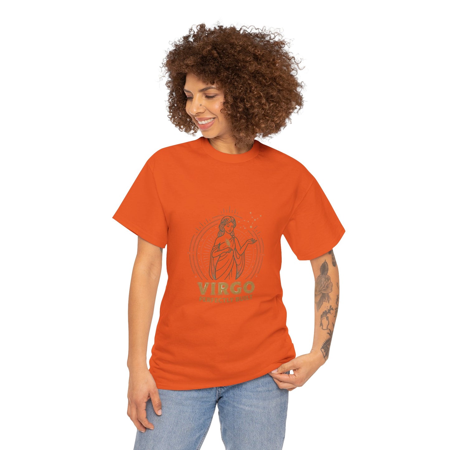 Virgo 'Perfectly Built' Zodiac T-Shirt — Astrology Graphic Tee
