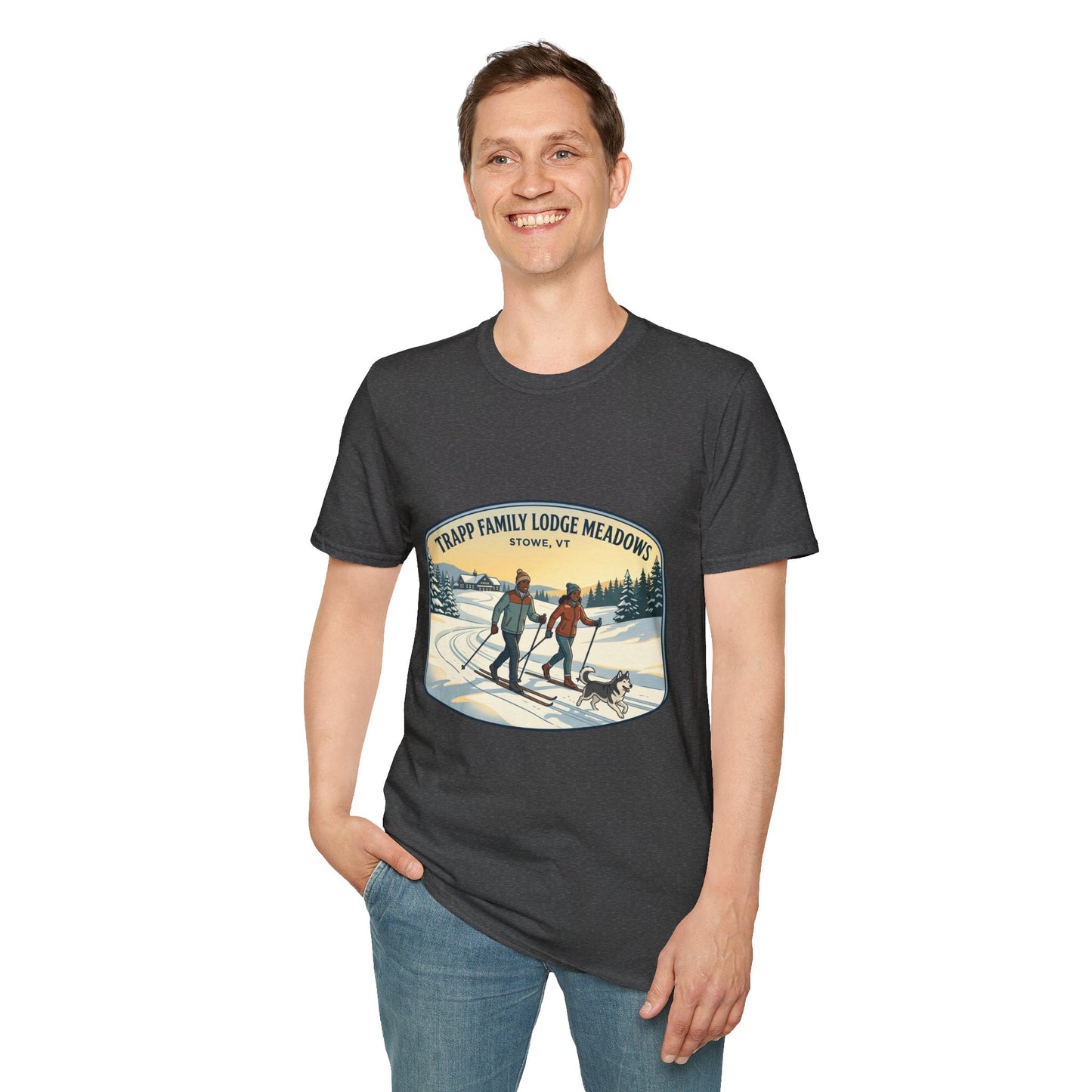 Trapp Family Lodge Meadows Skiing T-Shirt