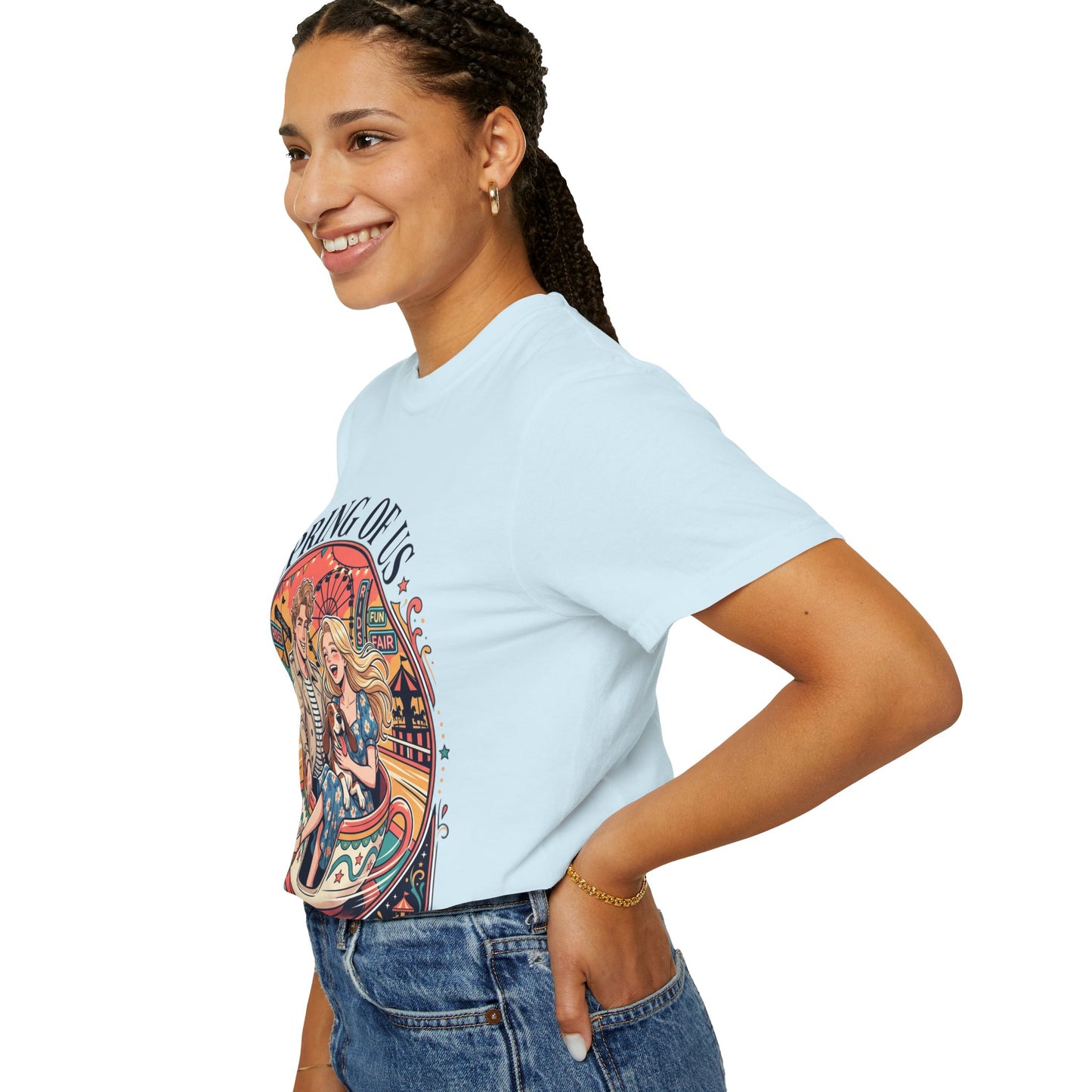 Spring of Us T-Shirt — Retro Carnival Couple Tee (Spring Festival Concert)
