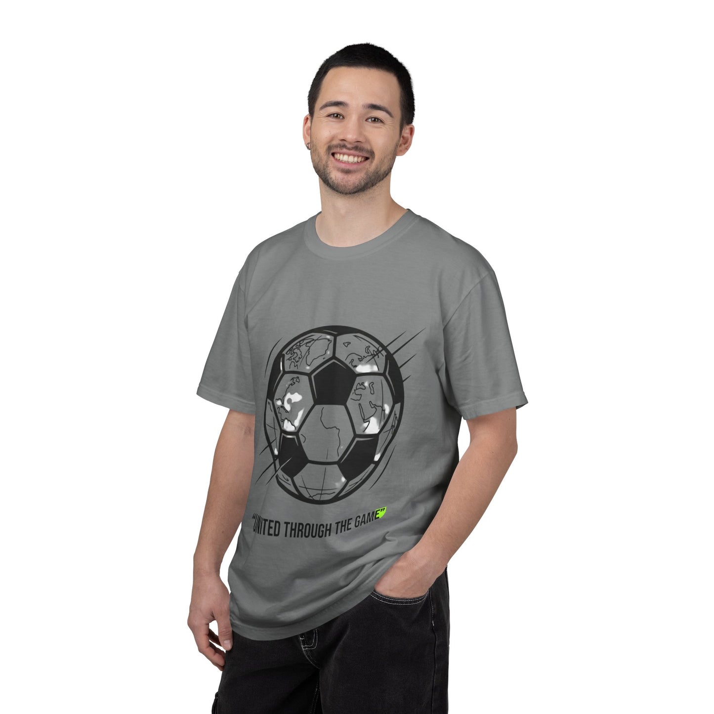 Soccer Unity T-Shirt — "United Through the Game" Graphic Tee