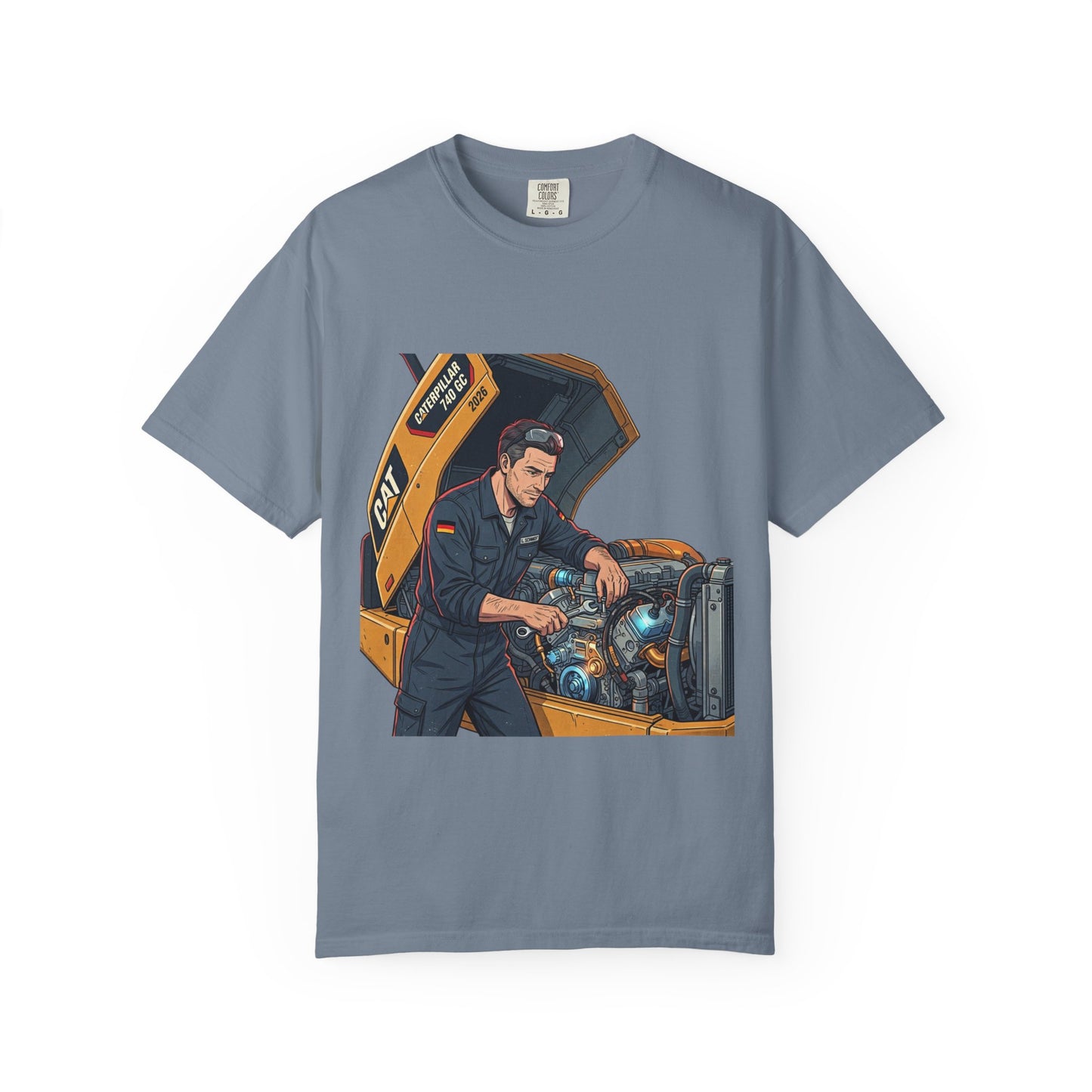 Mechanic Garage T-Shirt — Vintage Auto Technician Illustration