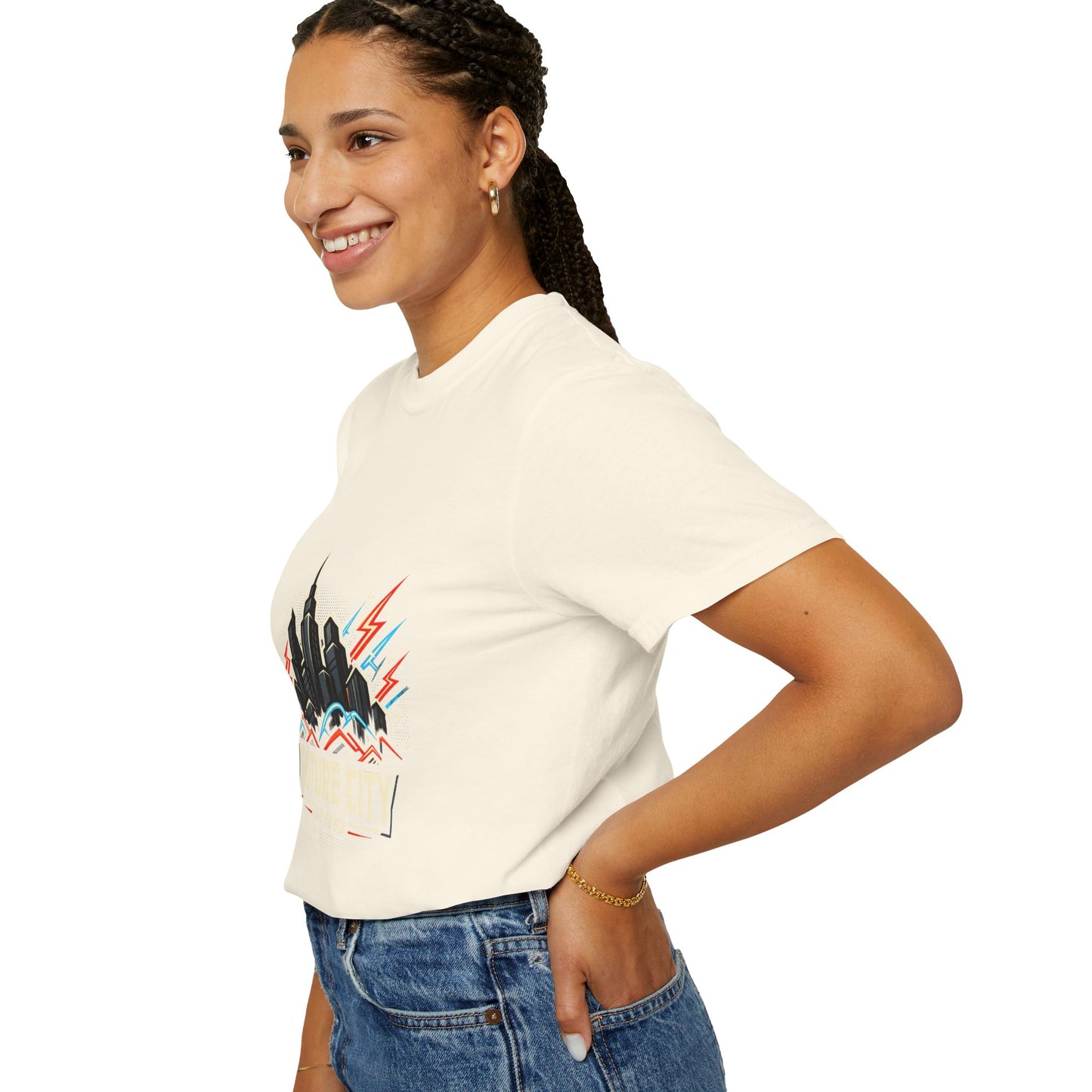 Future City T-Shirt — Retro Skyline Graphic Tee