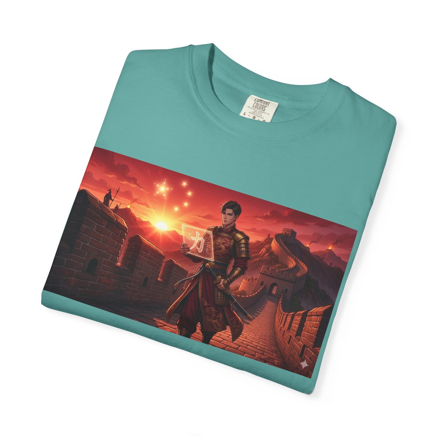 Scout Regiment Sunset T-Shirt — Anime Military Wall Scene