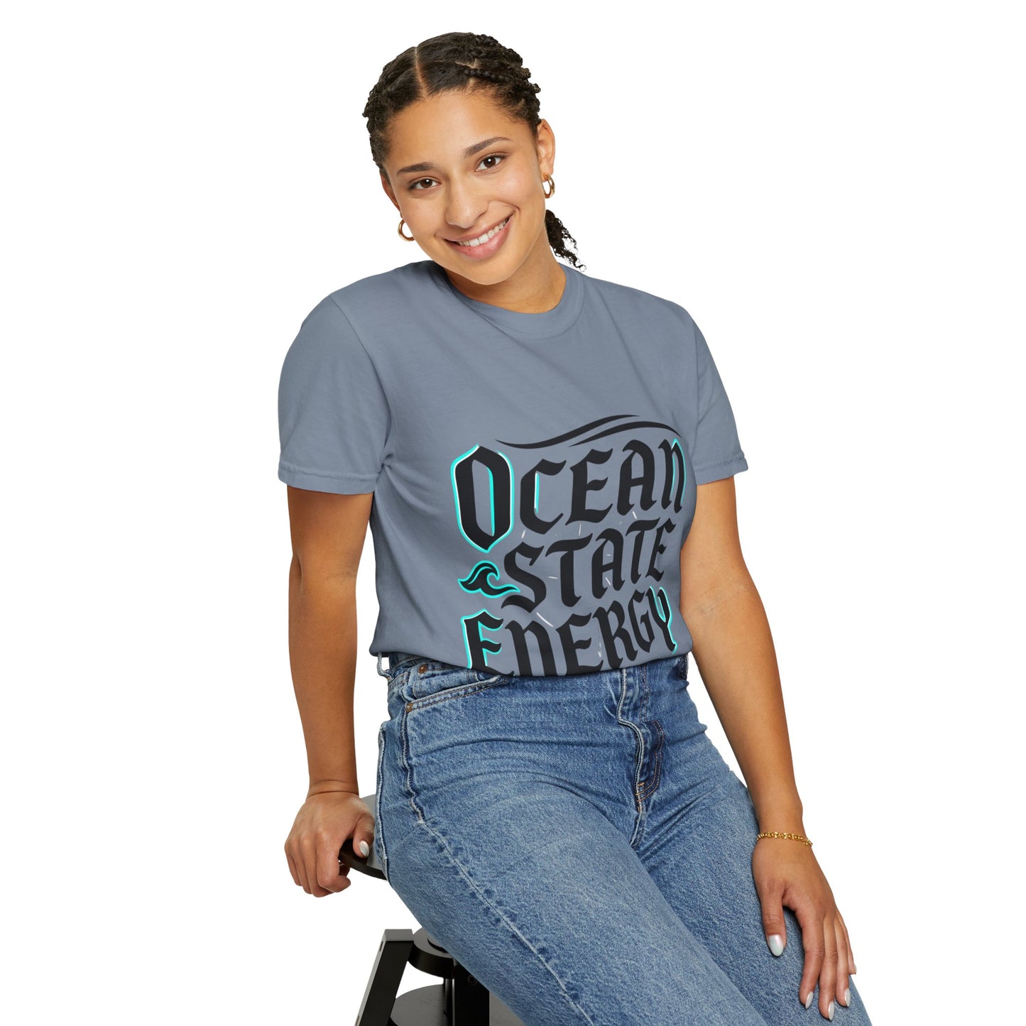 Ocean State Energy T-Shirt — Nautical Script Graphic Tee