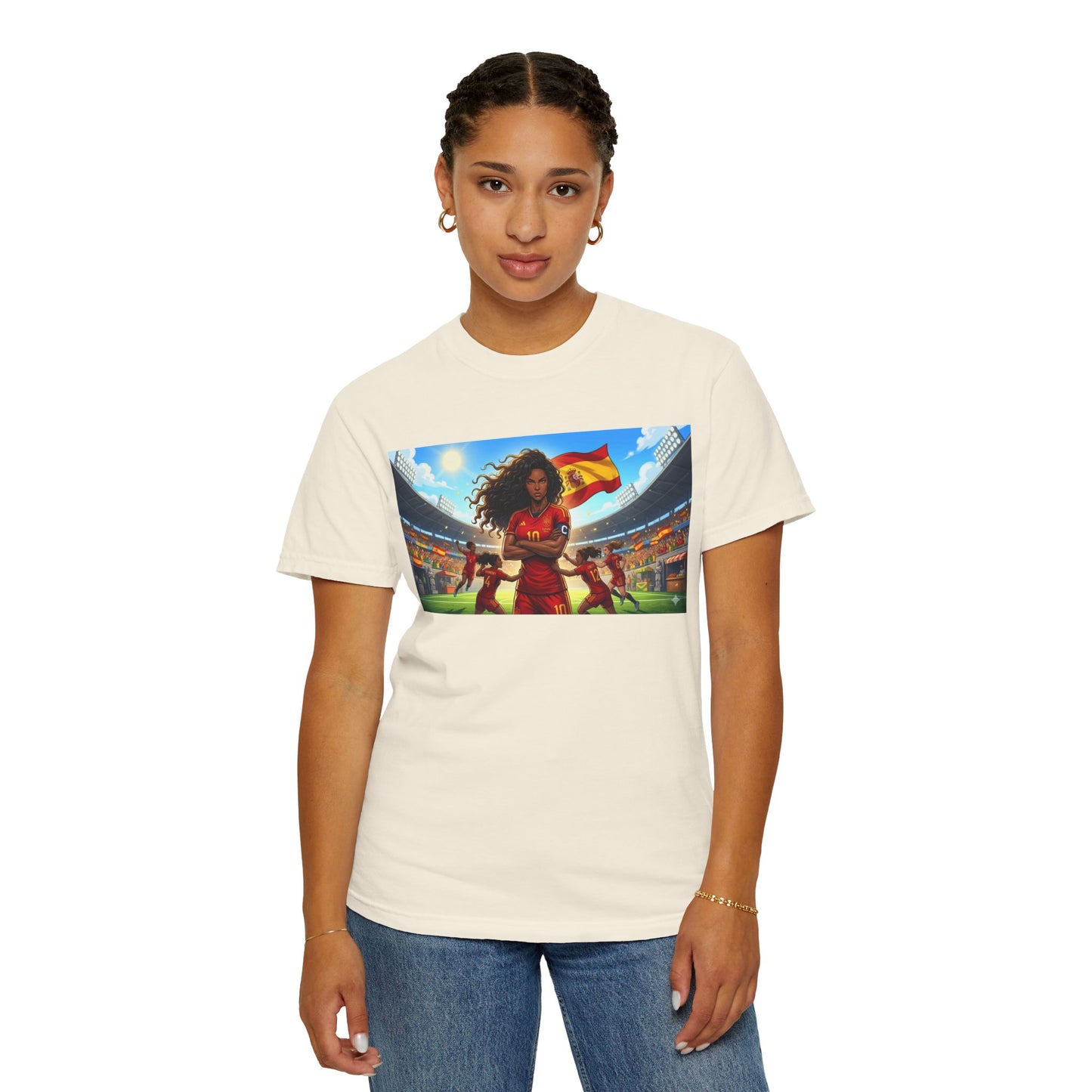 Spain – Female Soccer Champion - Stadium Graphic T-Shirt