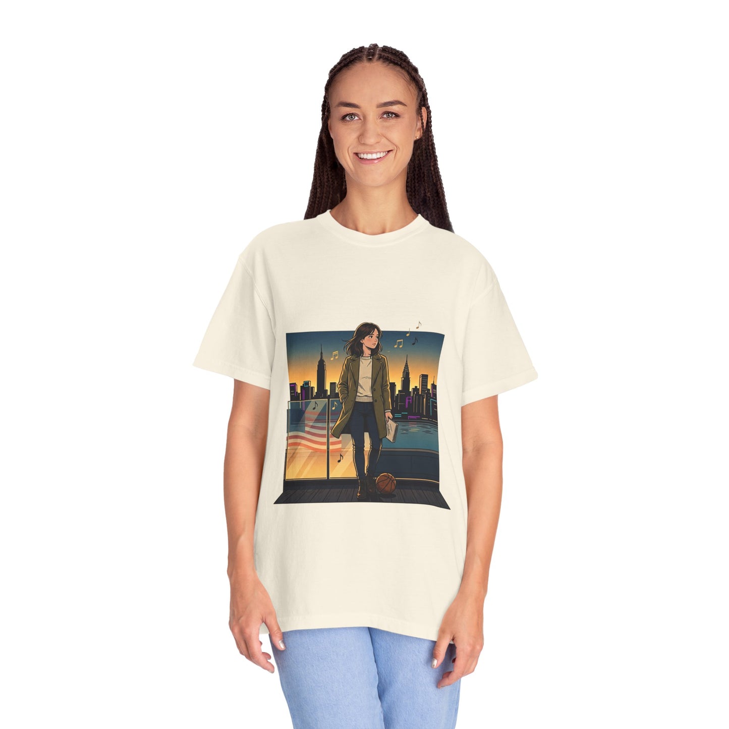 GLOBAL ENERGY: HER CITY, HER STORY— City Sunset Graphic T-Shirt