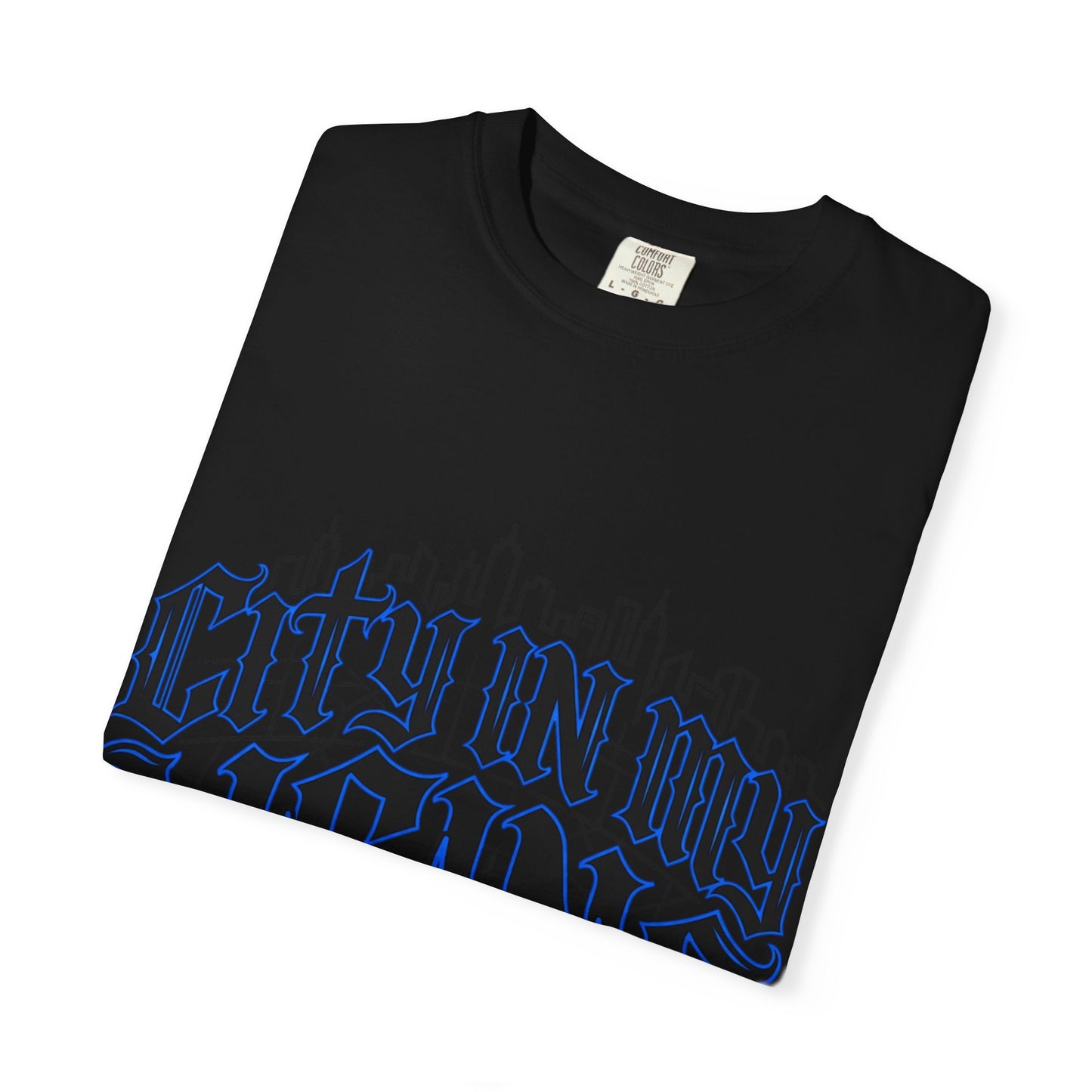 City in My Veins T-Shirt — Urban Skyline Graphic Tee