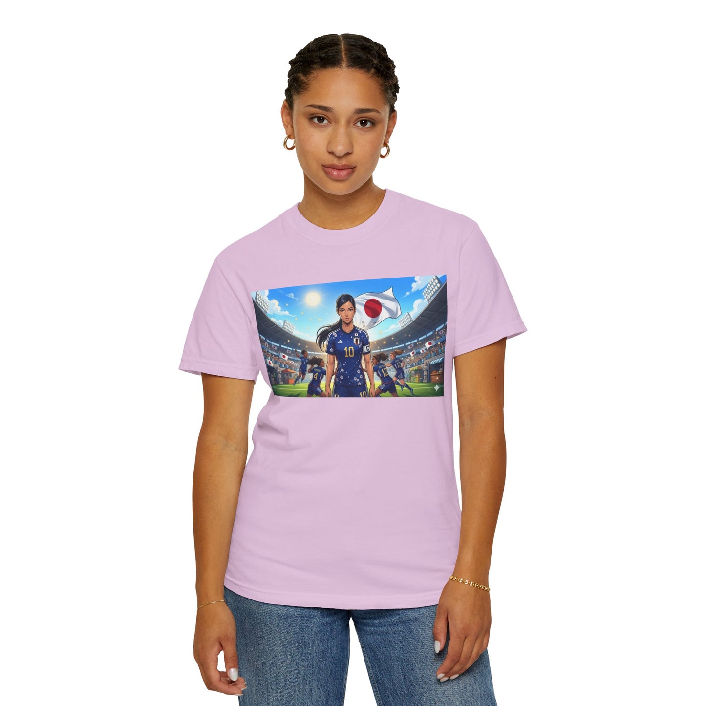 Soccer Player Japan T-Shirt — Japan Flag Soccer Fan Tee