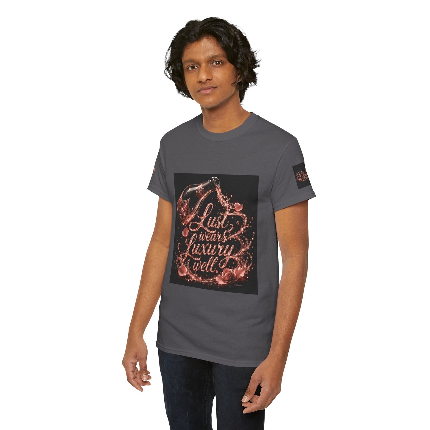 Lust Treats Luxury Well T-Shirt – Vintage Script Graphic Tee
