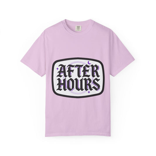 After Hours Graphic T-Shirt — Gothic Moon Lounge Tee