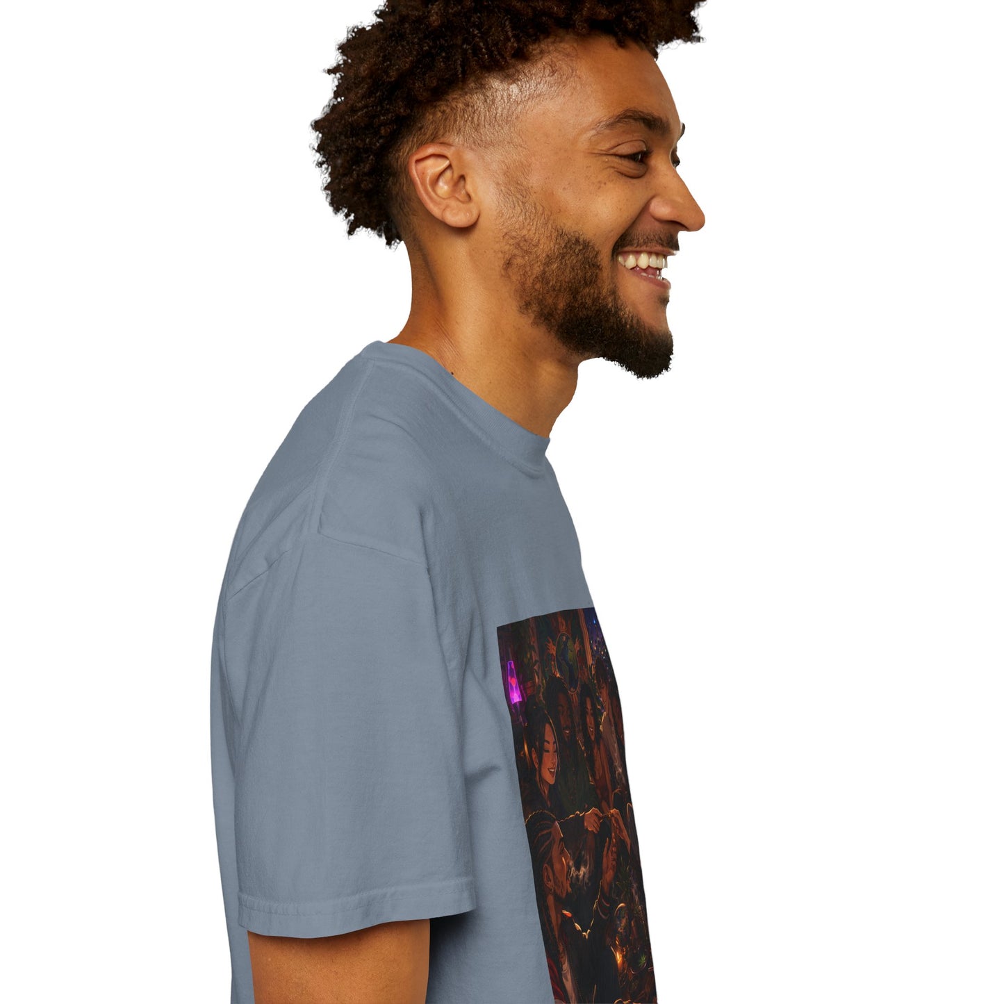OUR MEMORIES - Vintage Night Party Scene T-Shirt