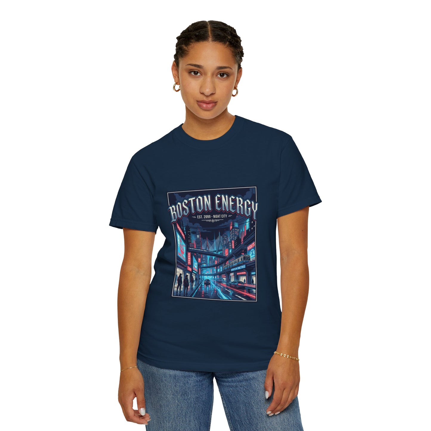 Boston Energy Graphic T-Shirt — Neon City Streetwear