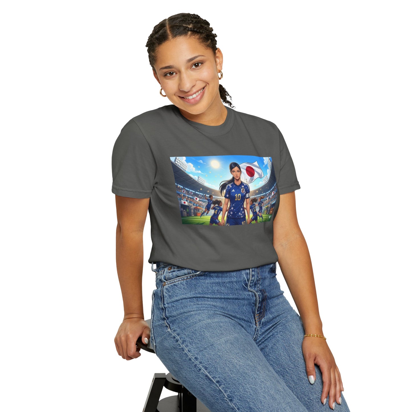 Soccer Player Japan T-Shirt — Japan Flag Soccer Fan Tee