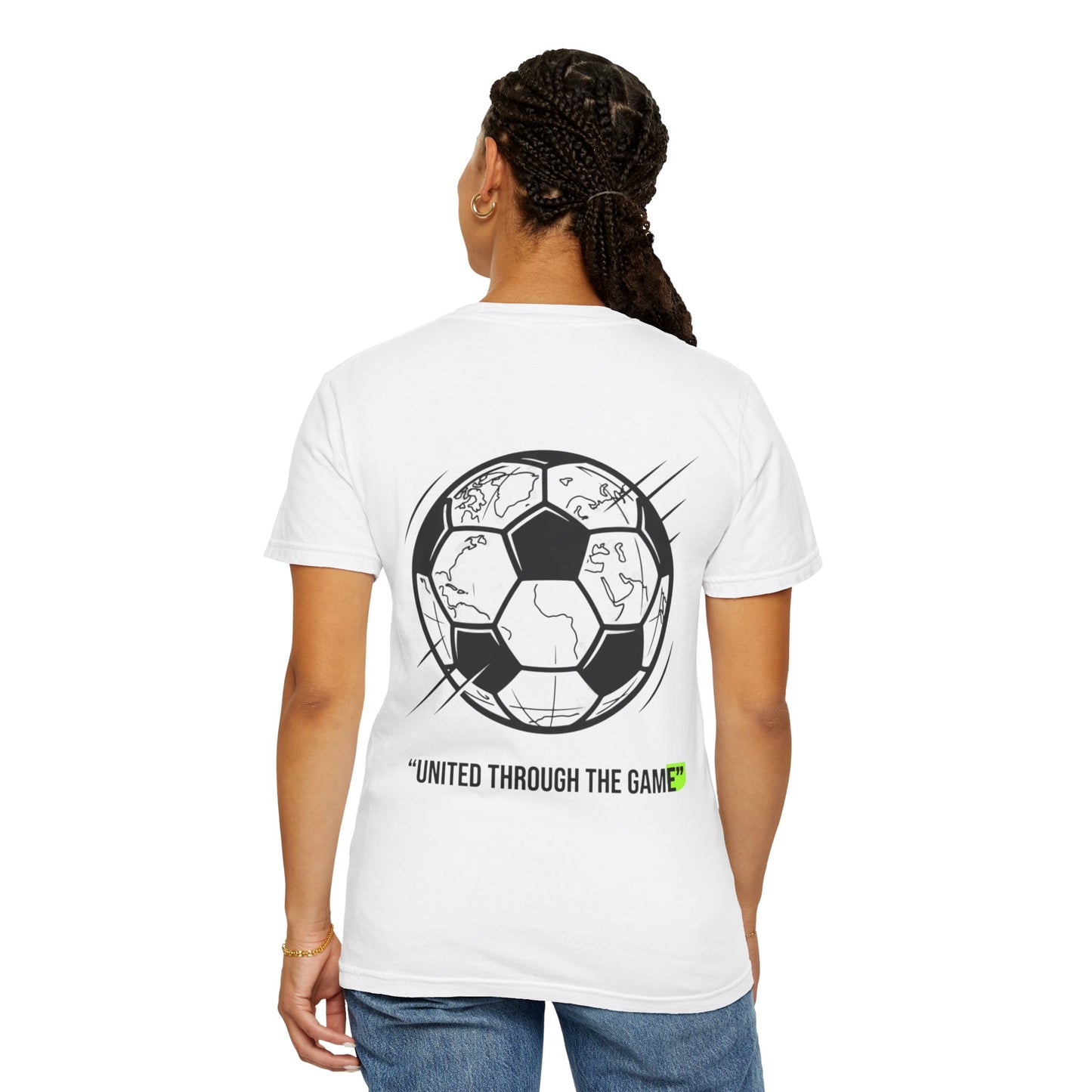 Soccer Unity T-Shirt — "United Through the Game" Graphic Tee