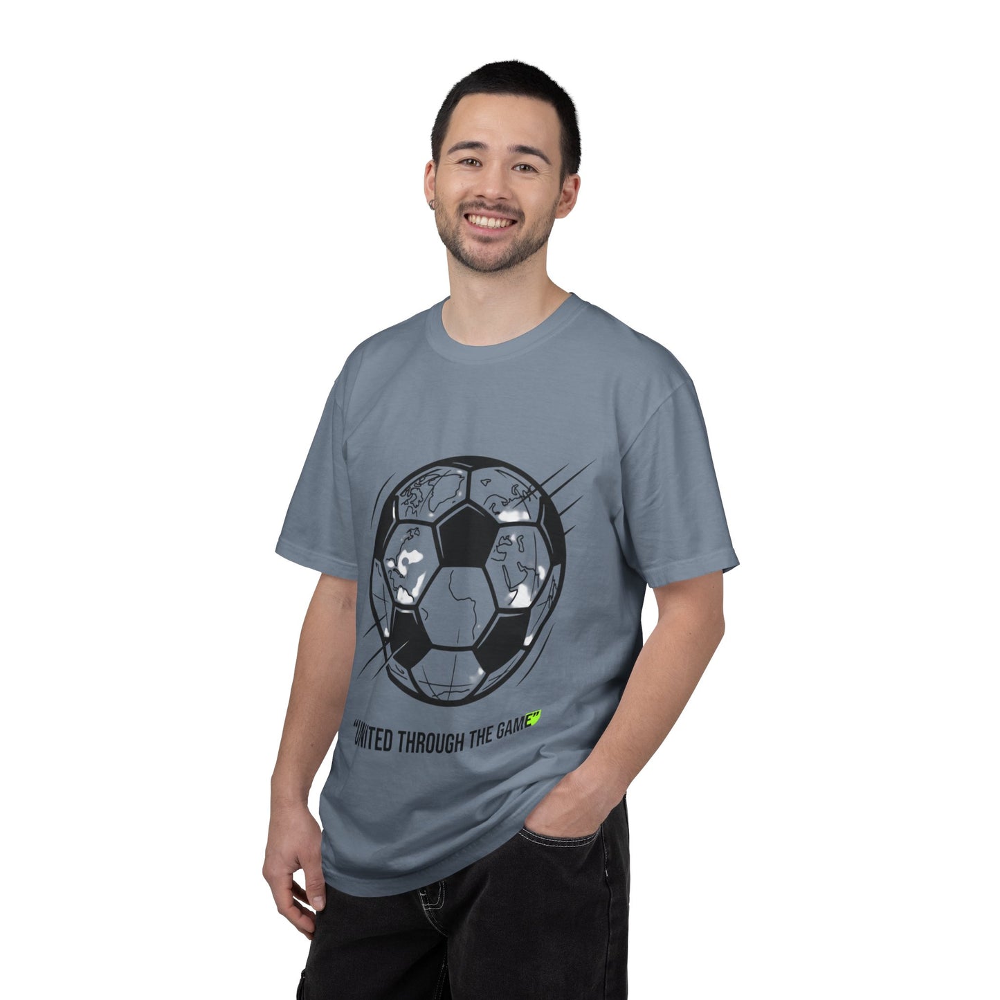 Soccer Unity T-Shirt — "United Through the Game" Graphic Tee