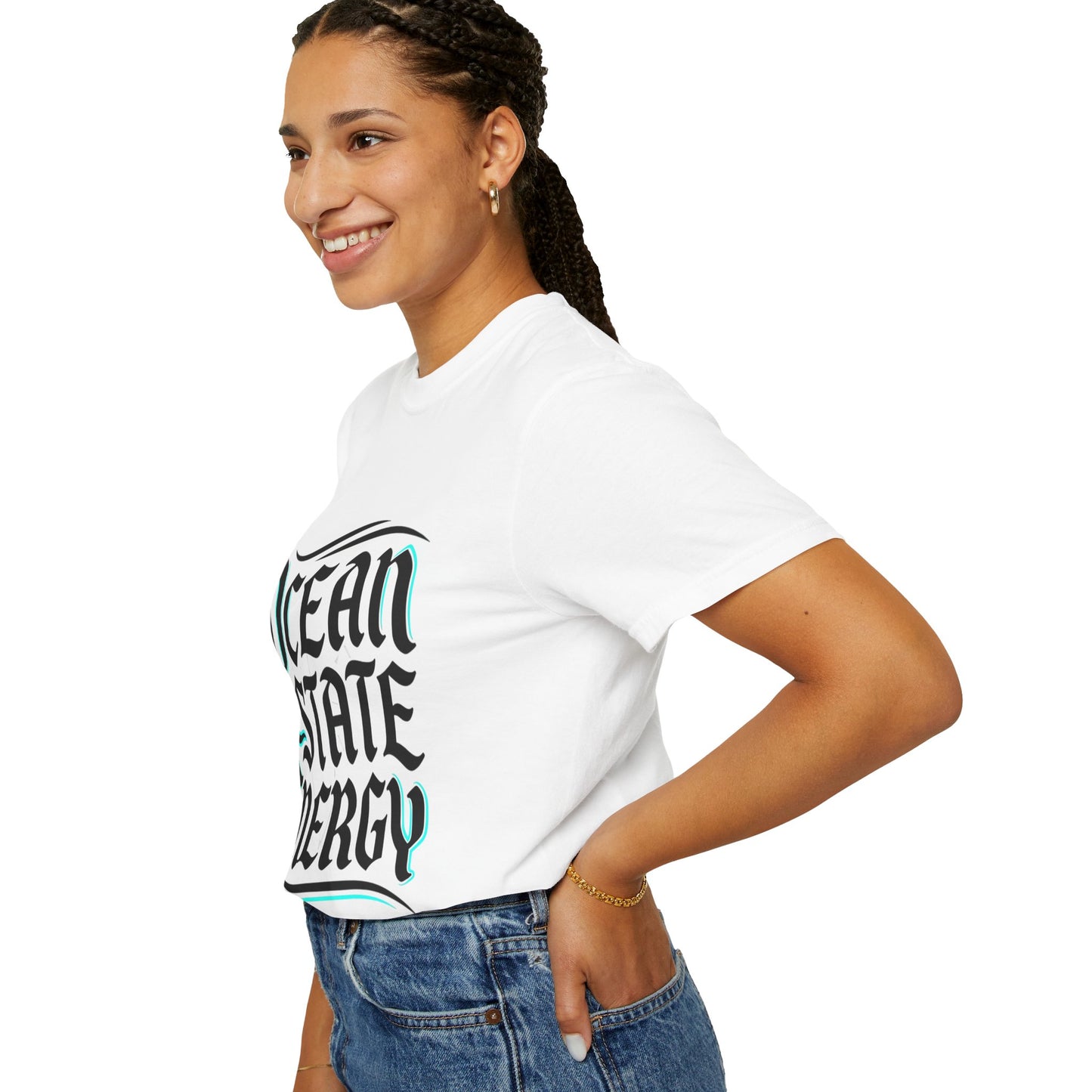 Ocean State Energy T-Shirt — Nautical Script Graphic Tee