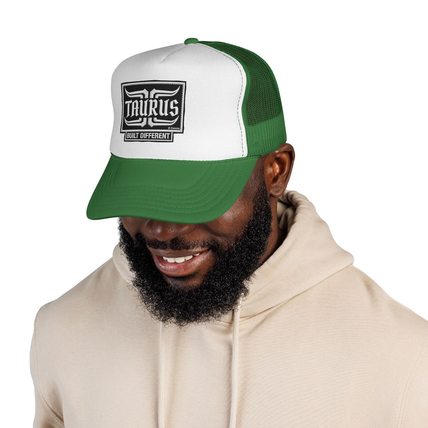 Taurus 'Built Different' Trucker Hat — Zodiac Snapback Cap