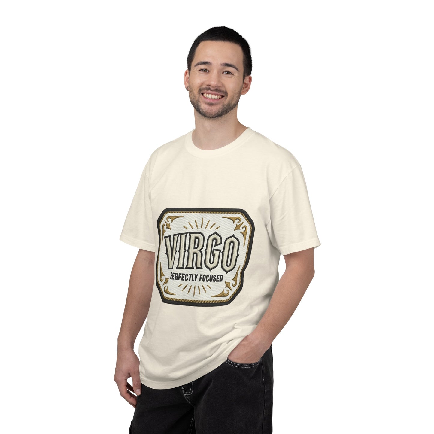 Virgo "Perfectly Focused" Zodiac T-Shirt — Vintage Astrology Tee
