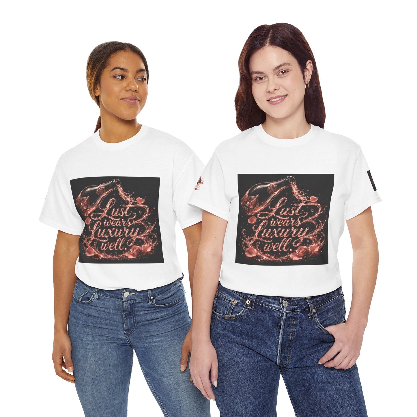 Lust Treats Luxury Well T-Shirt – Vintage Script Graphic Tee