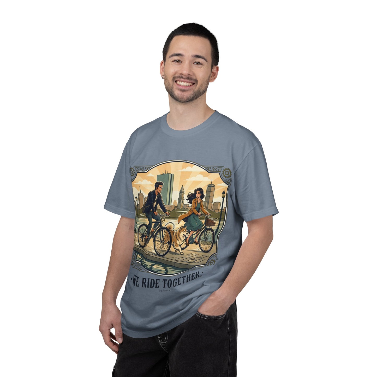 We Ride Together Bicycle Couple T-Shirt