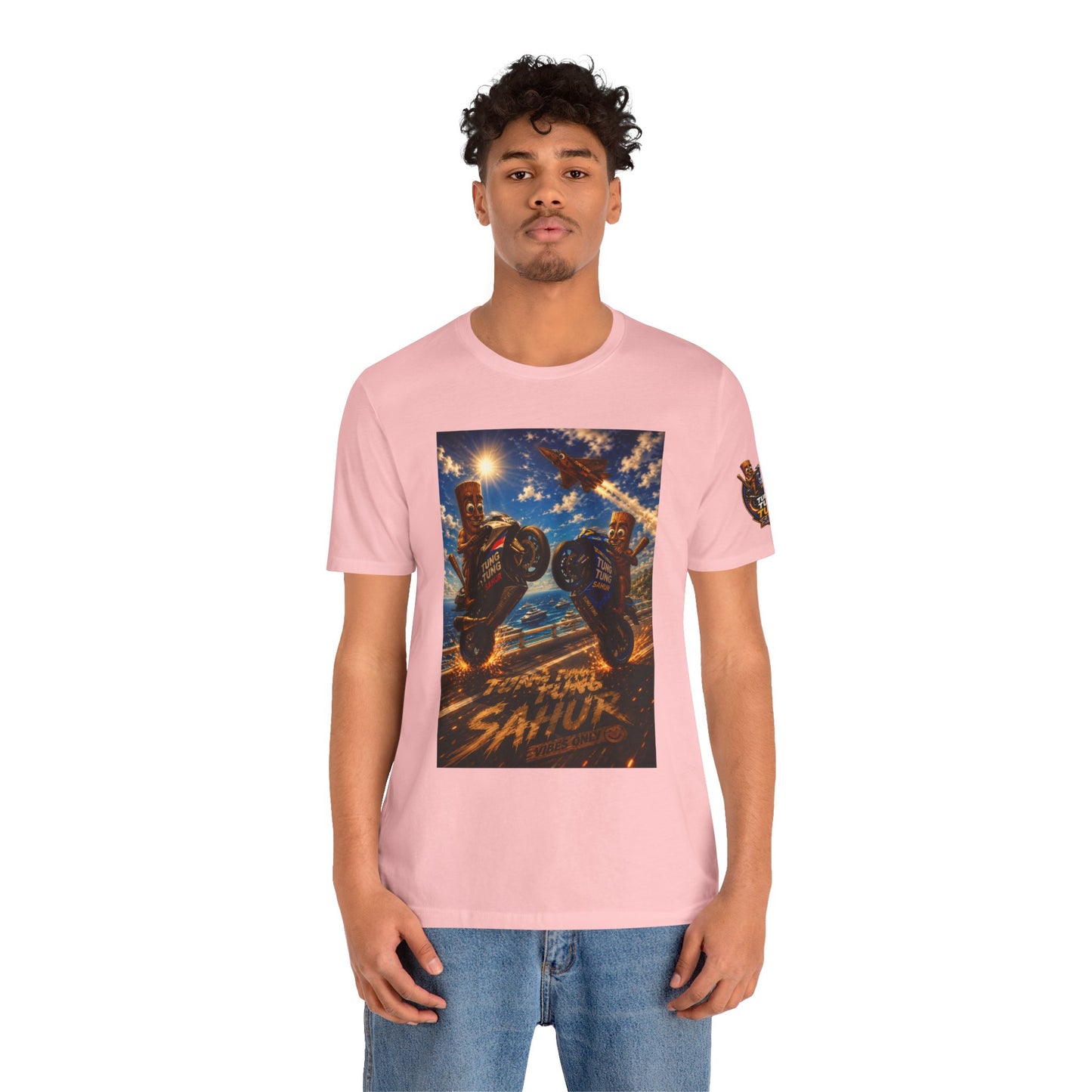 Motorcycle Stunt Tee — Sahara Riders Graphic T-Shirt