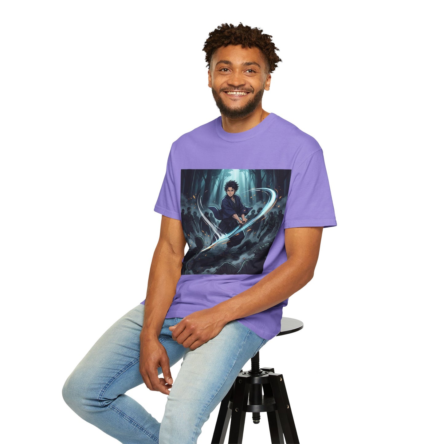 Mage Battlemage T‑Shirt — Fantasy Wizard Magic Sword Illustration Tee